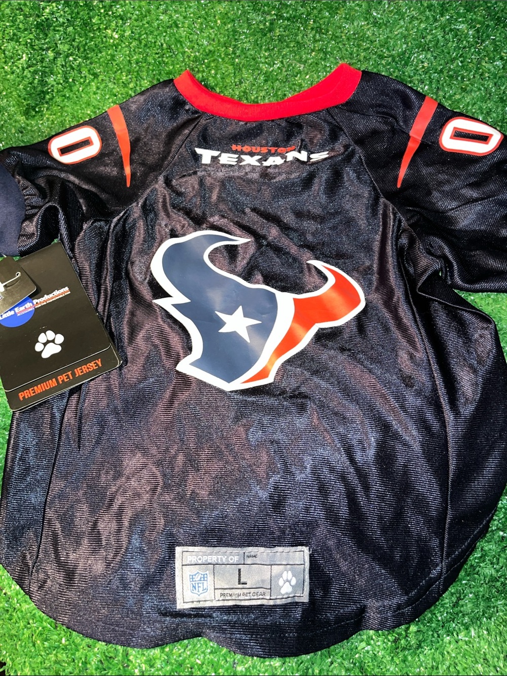 NFL Pet Premium Pet Jersey Houston Texans Large NEW WITH TAGS